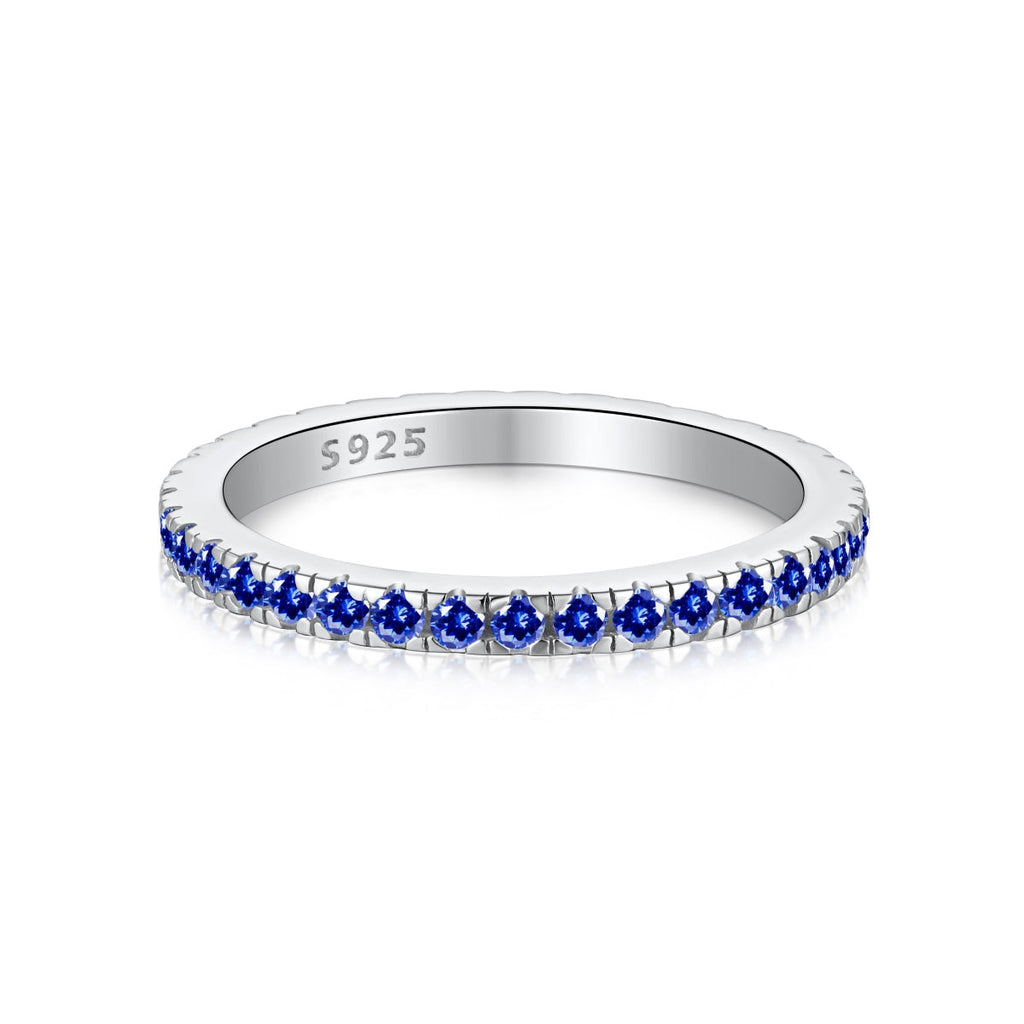 [Goodv] Bague quotidienne délicate et scintillante à coupe ronde