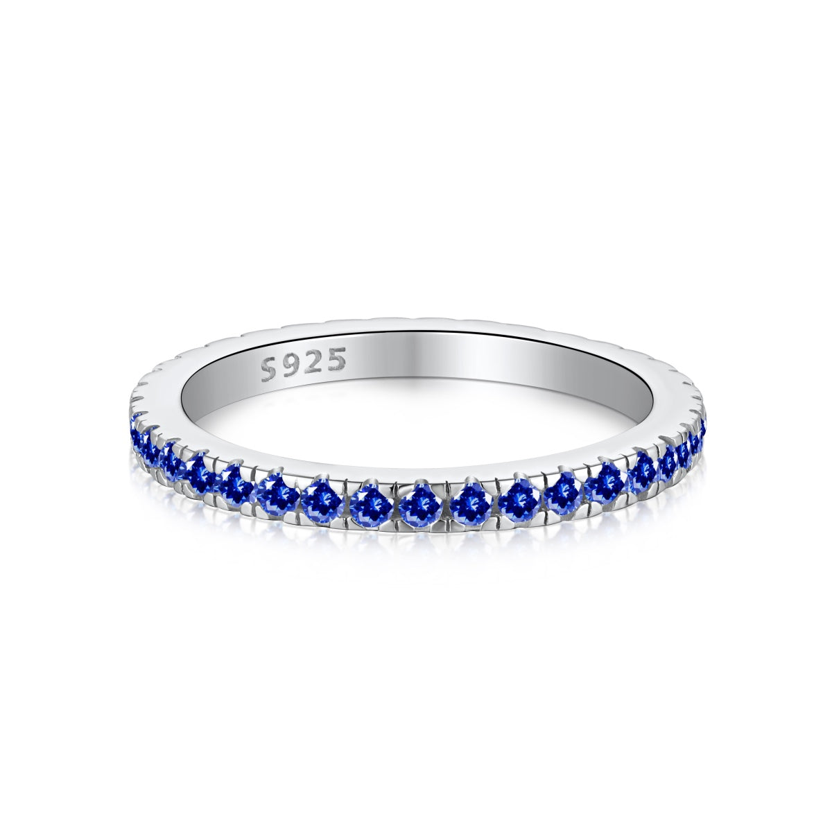 [Goodv] Bague quotidienne délicate et scintillante à coupe ronde