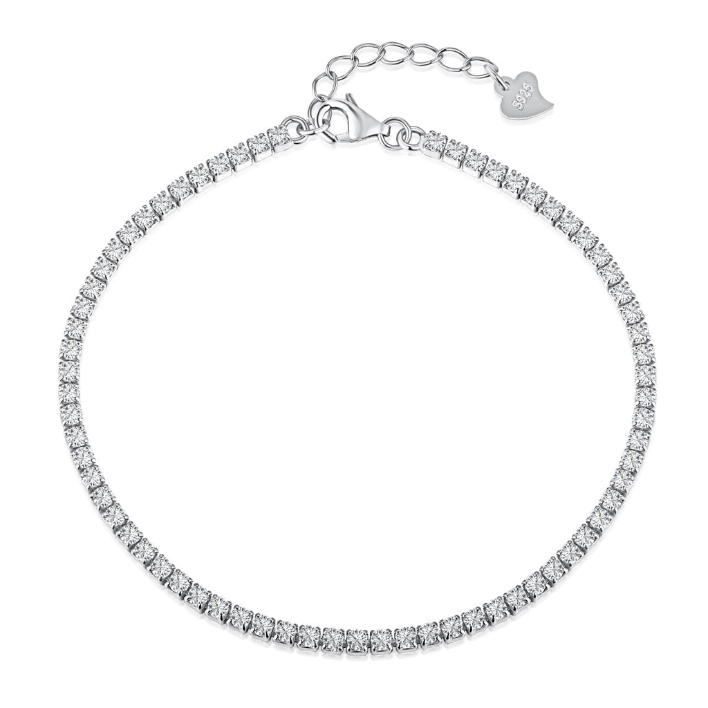 [Goodv]Bracelet de tennis taille princesse brillant et radieux