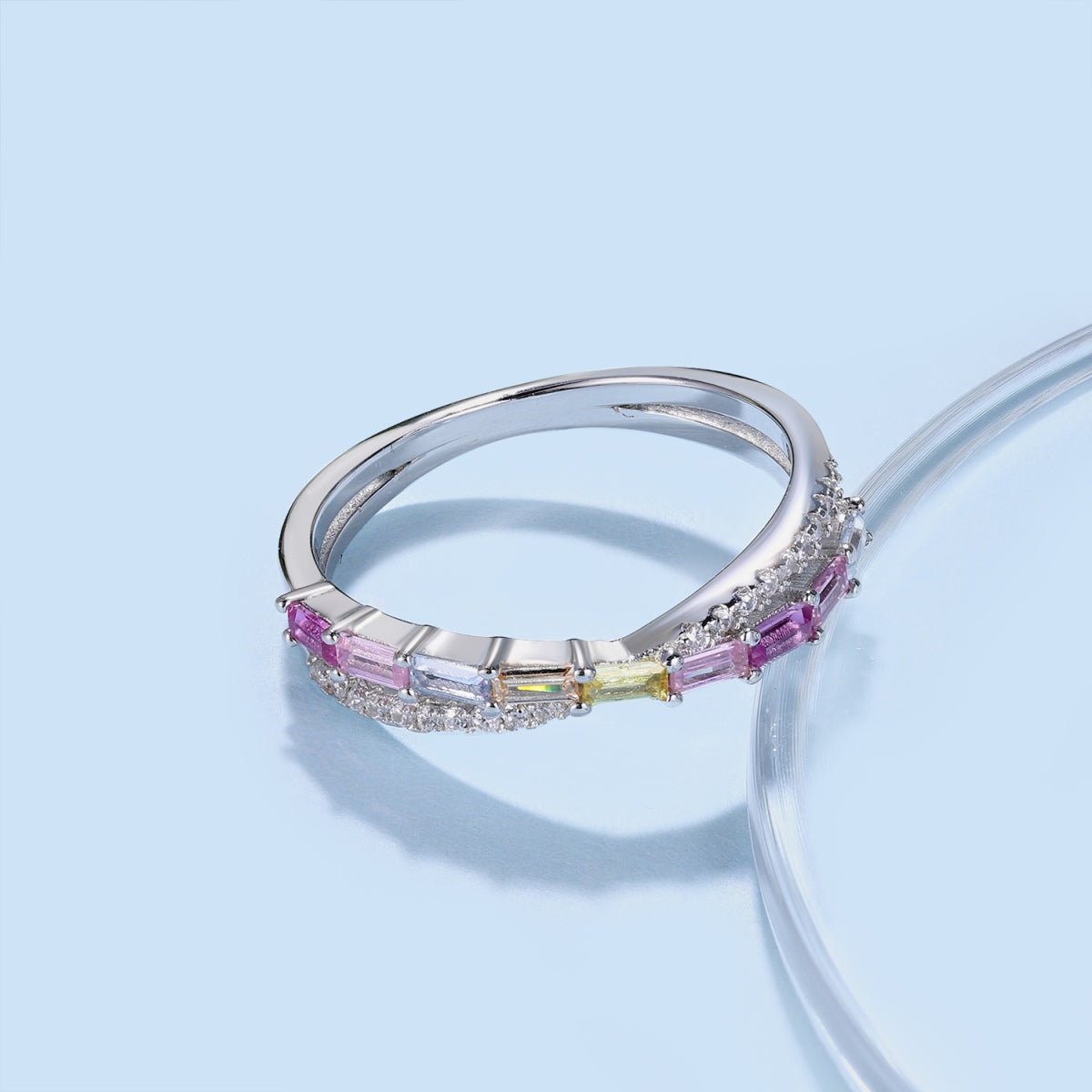 [Goodv]Energetic Elegant Radiant Cut Party Ring