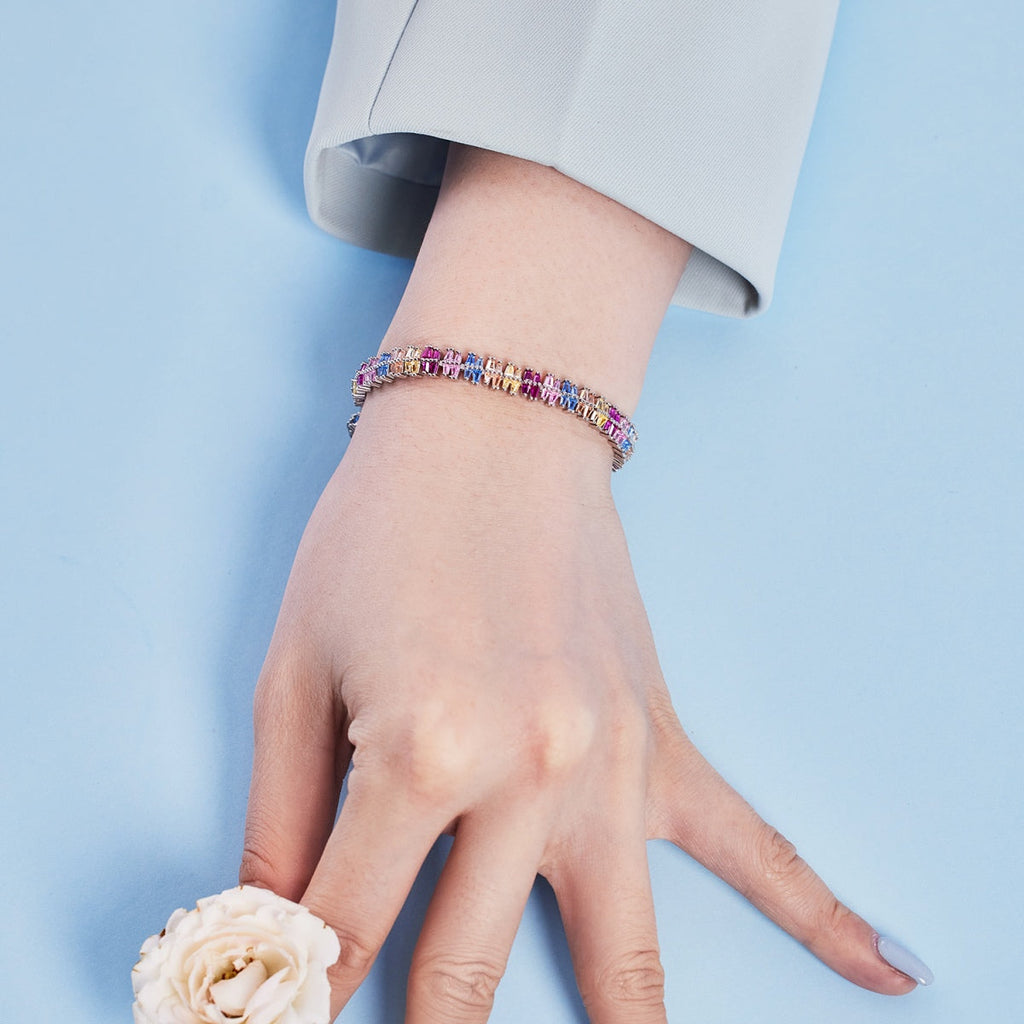 [Goodv] Bracelet de fête multi-coupes étincelant et exquis