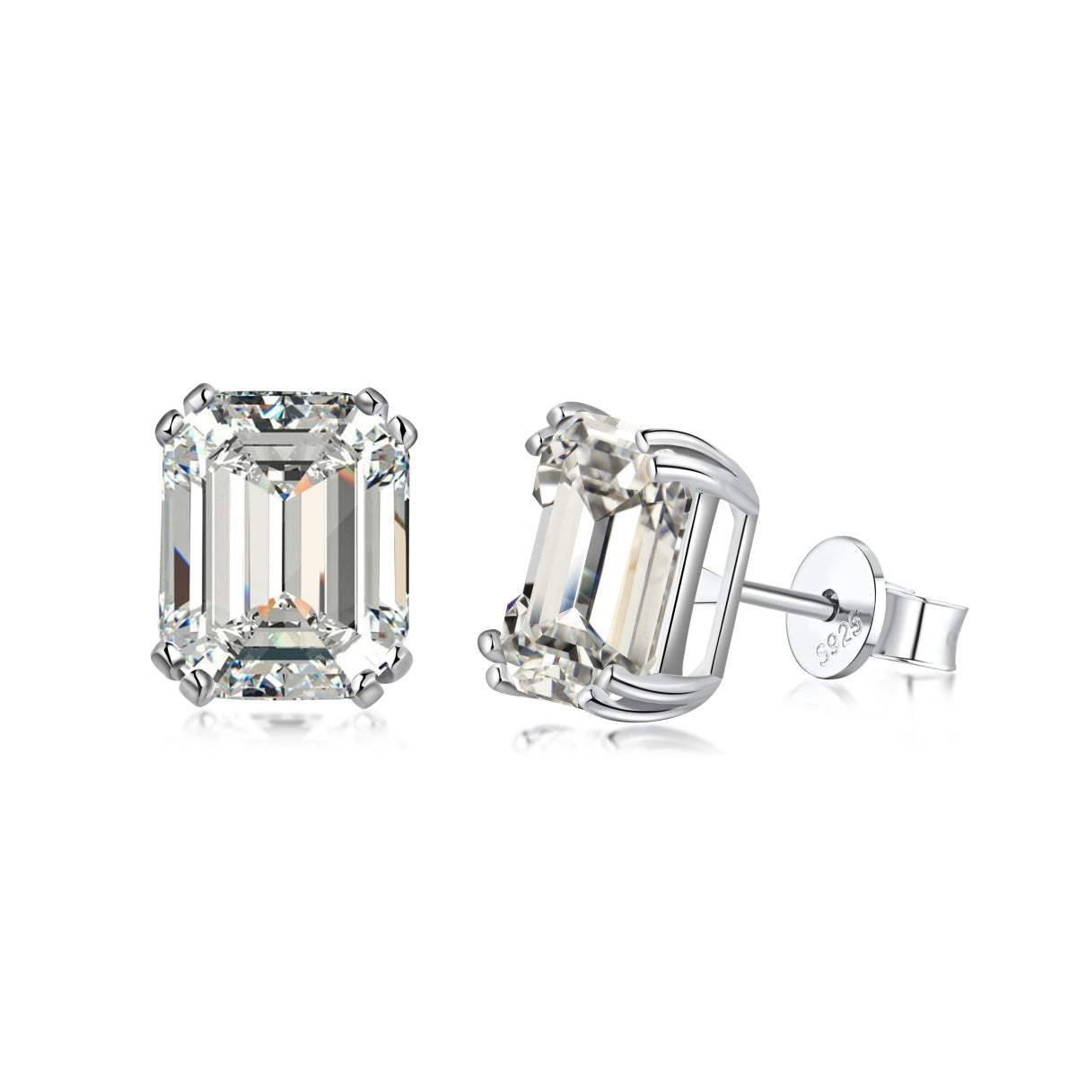 [Goodv]Boucles d'oreilles éblouissantes de forme carrée