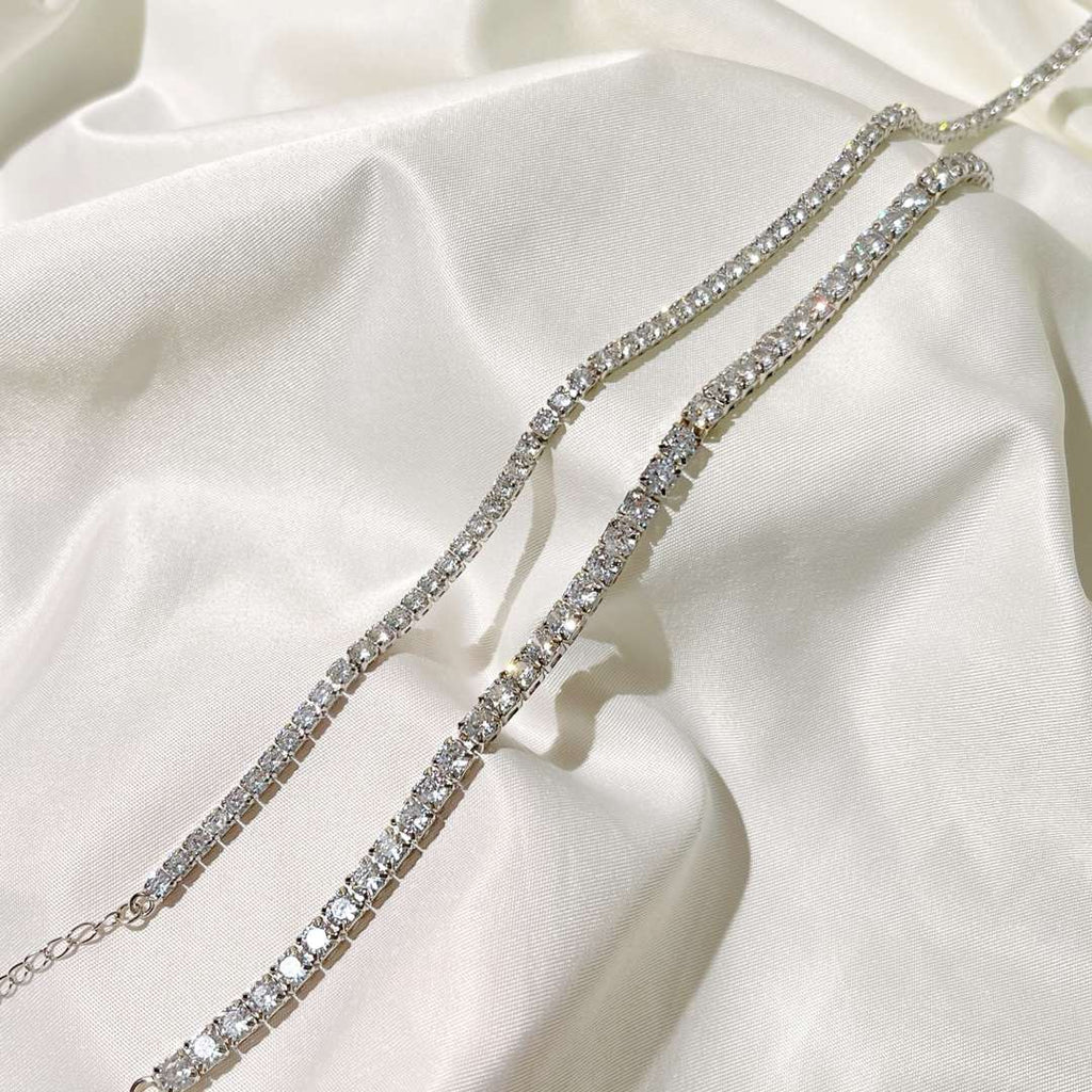 [Goodv] Collier élégant à chaîne de tennis