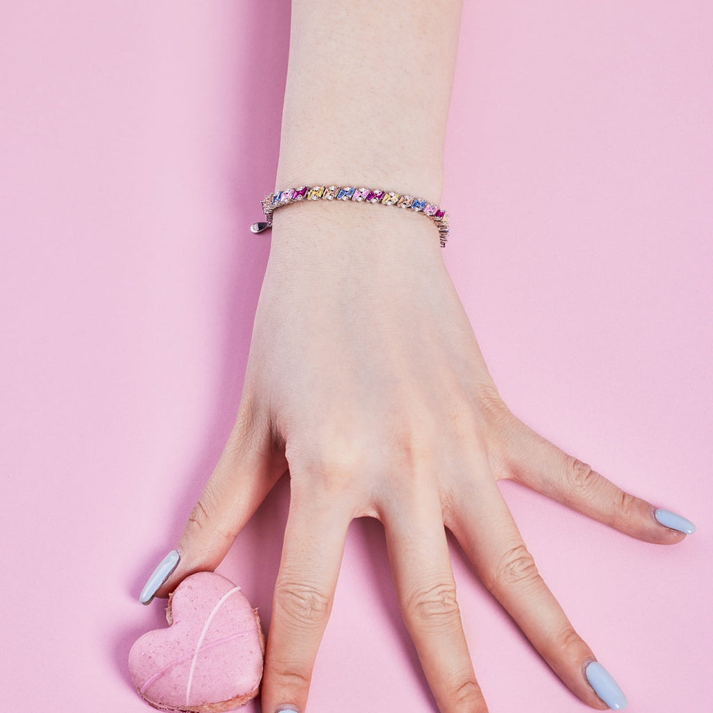 [Goodv] Bracelet de fête multi-coupes scintillant et orné