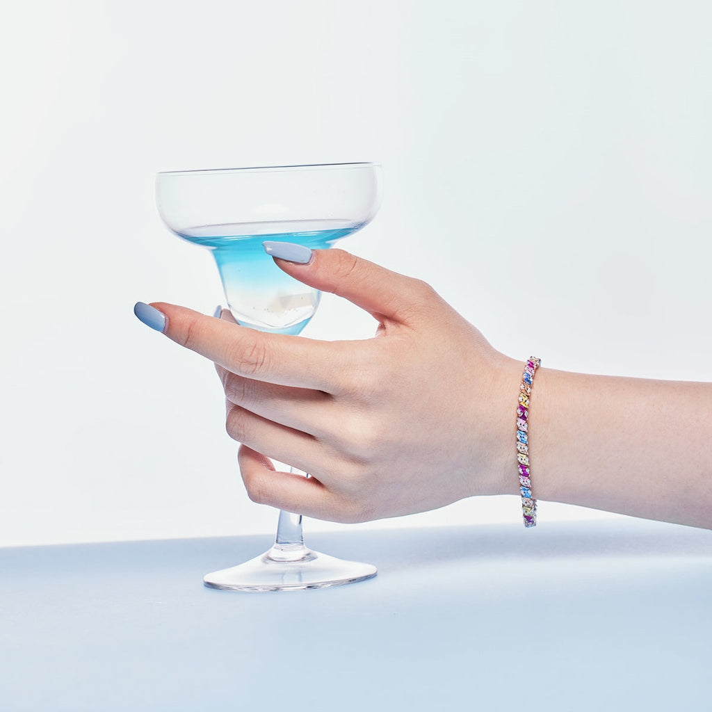 [Goodv] Bracelet de fête multi-coupes scintillant et orné