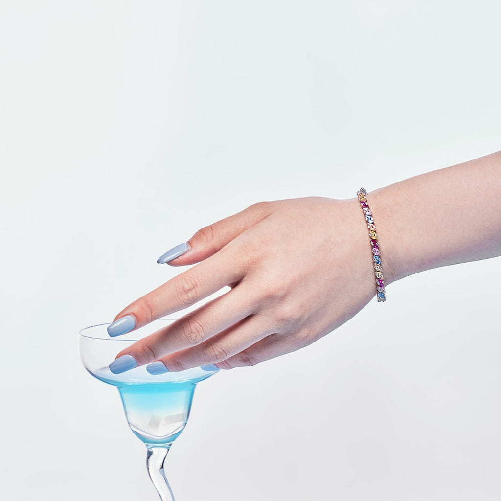 [Goodv] Bracelet de fête multi-coupes scintillant et orné