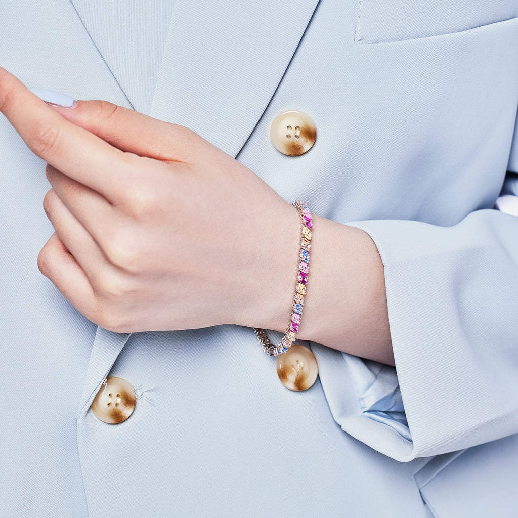 [Goodv] Bracelet de fête multi-coupes scintillant et orné