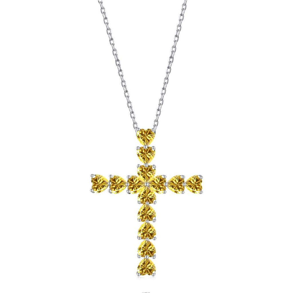 [Goodv]Radiant Cross Shape Necklace