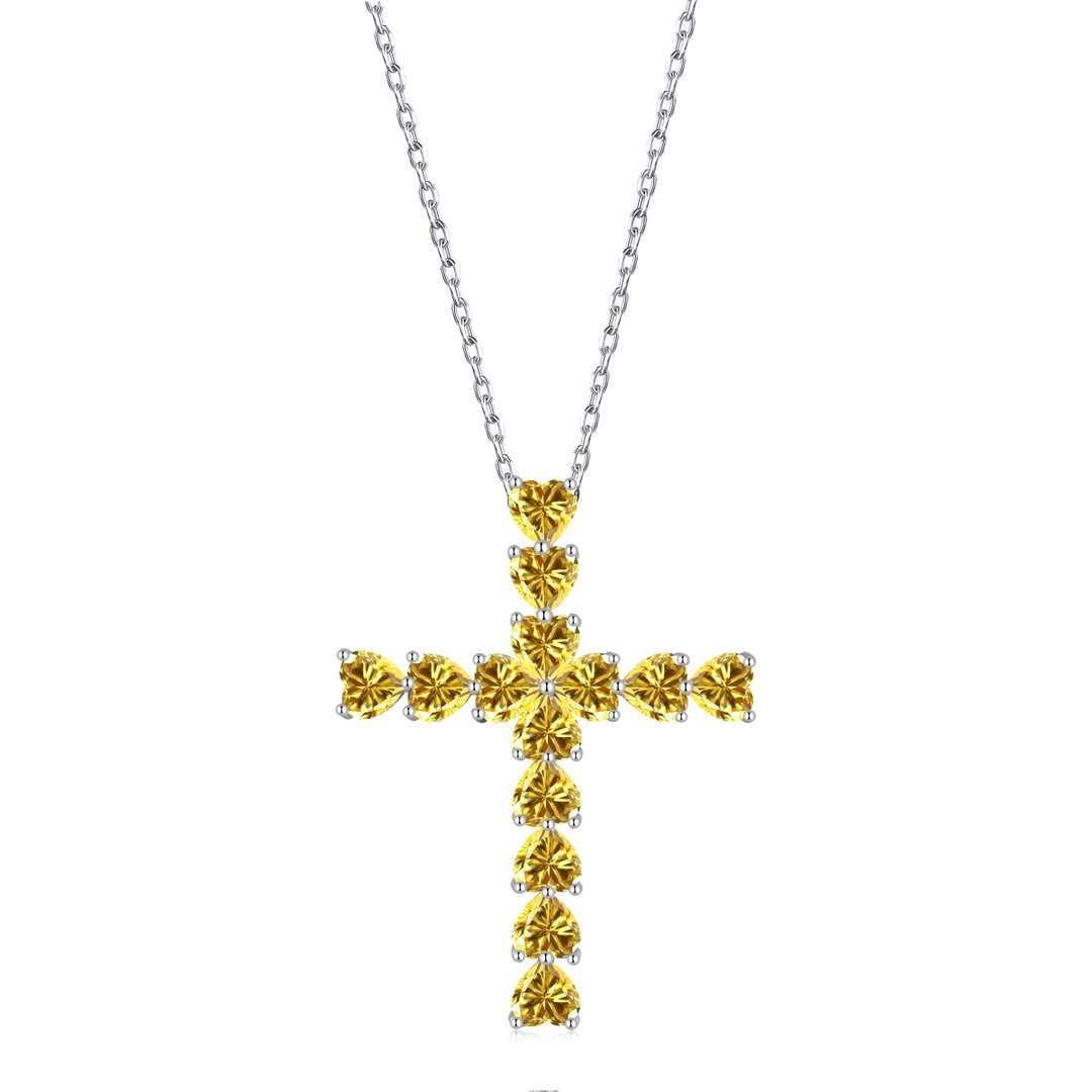 [Goodv]Radiant Cross Shape Necklace