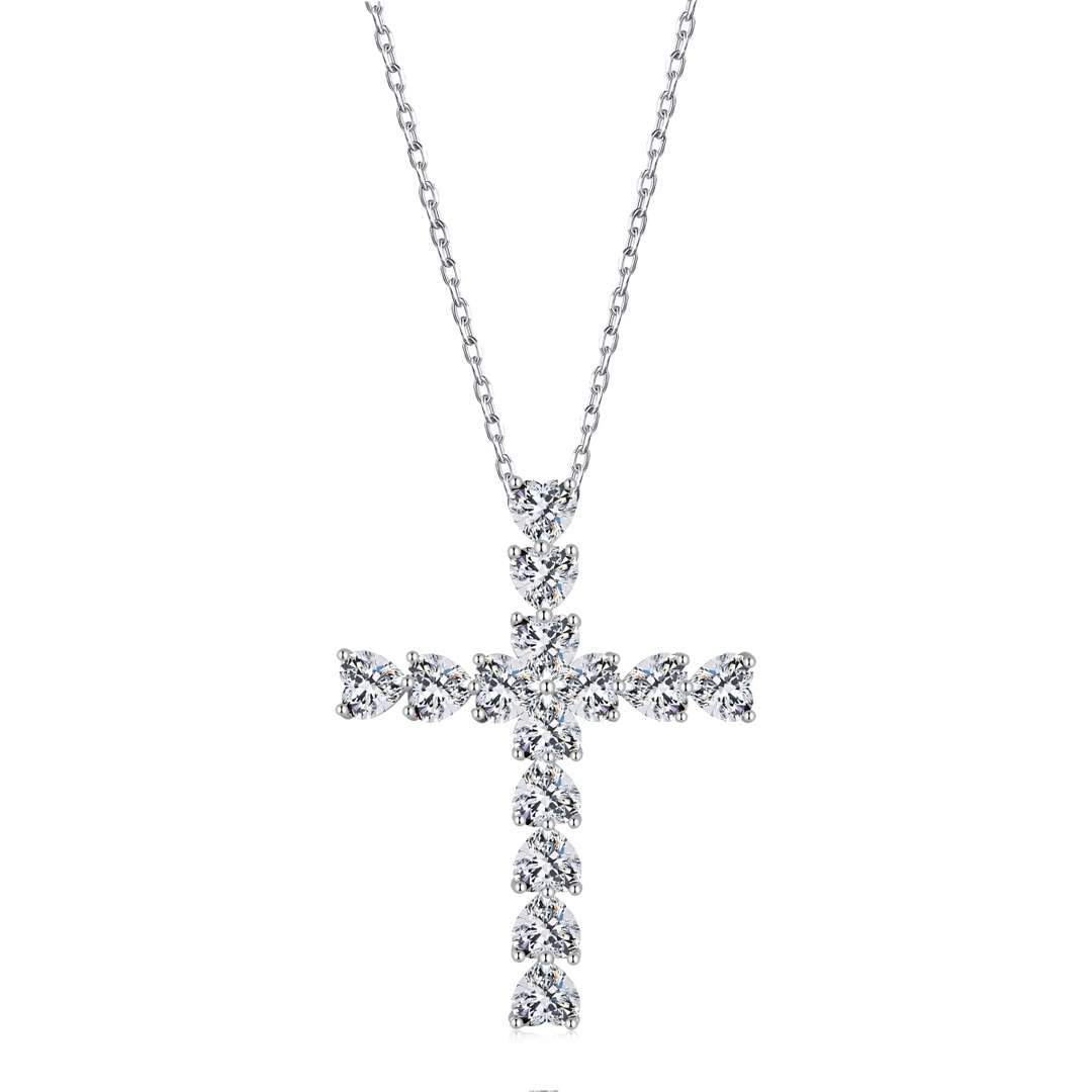 [Goodv]Radiant Cross Shape Necklace