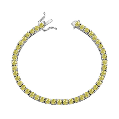 [Goodv]Ornate Dazzling Round Cut Tennis Bracelet