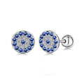 [Goodv]Boucles d'oreilles clous d'oreille en os œil du diable