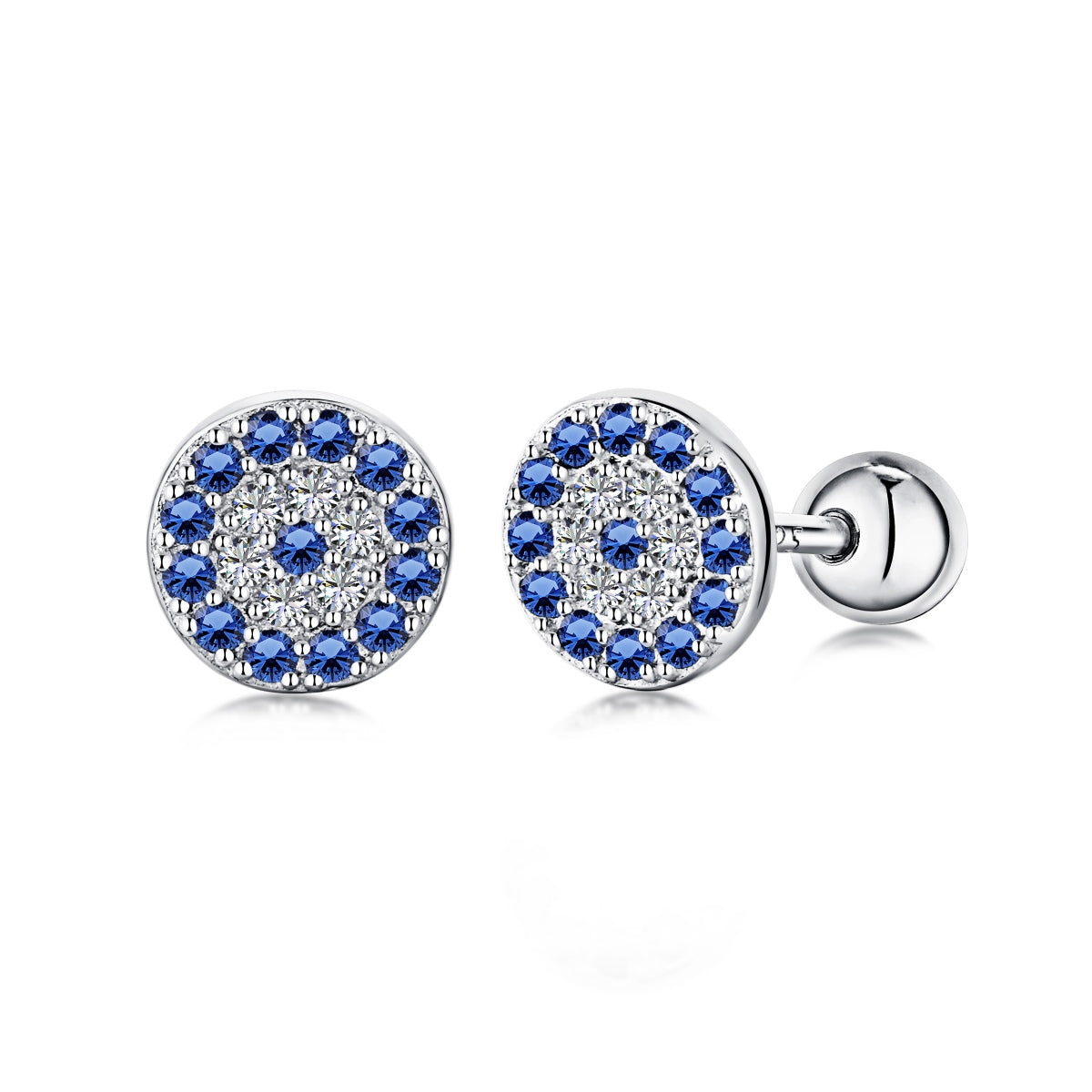 [Goodv]Boucles d'oreilles clous d'oreille en os œil du diable