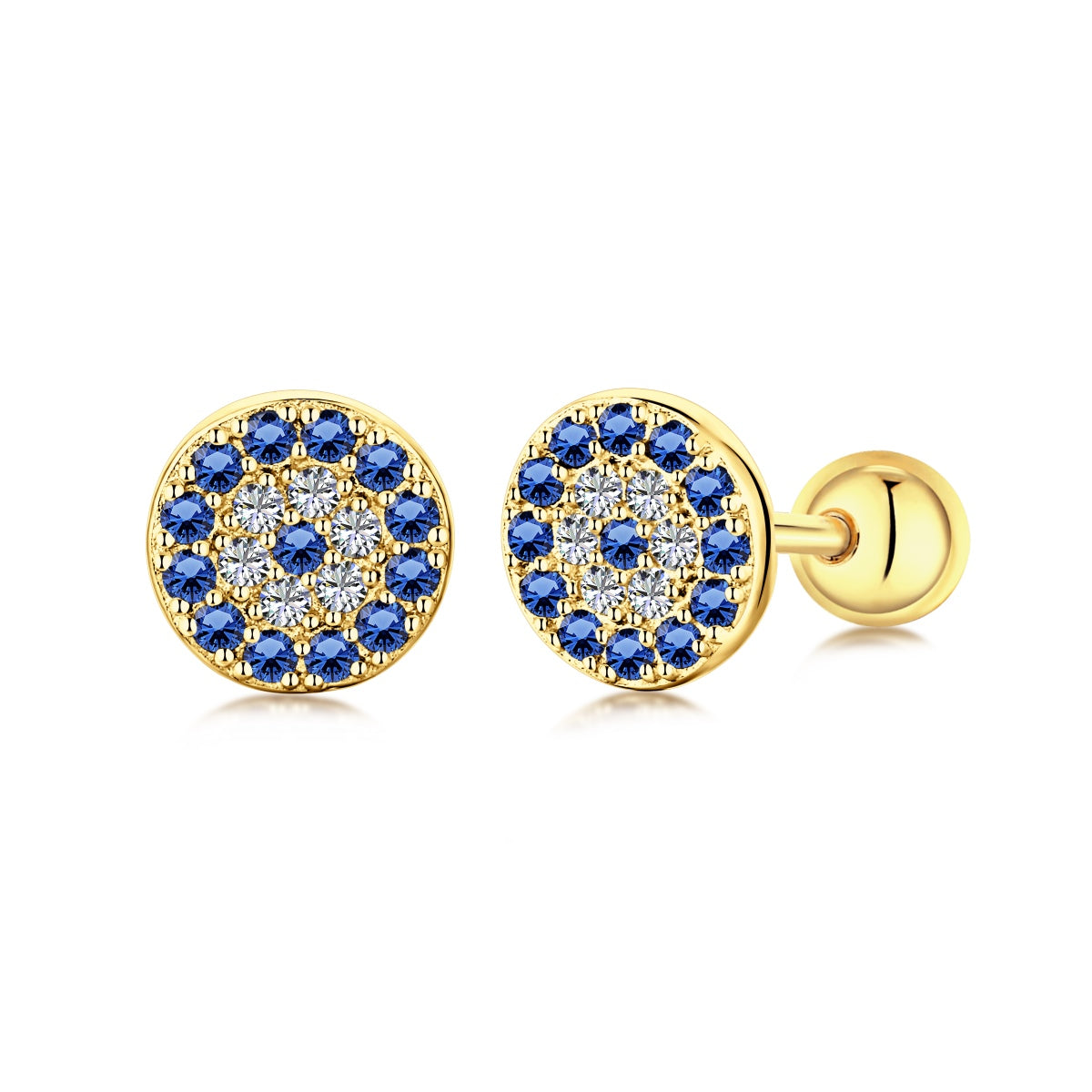 [Goodv]Boucles d'oreilles clous d'oreille en os œil du diable