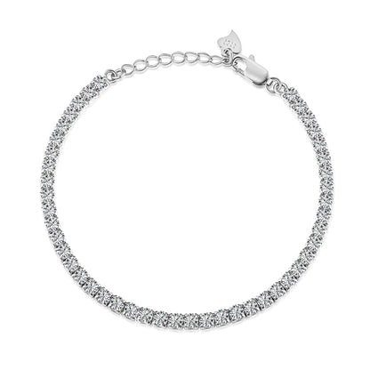 [Goodv]Sparkling Round Cut Daily Bracelet