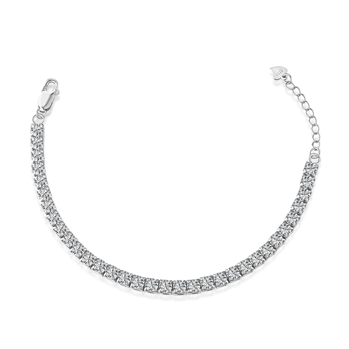 [Goodv] Bracelet de tennis taille princesse scintillant et radieux