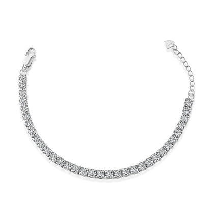 [Goodv]Sparkling Radiant Princess Cut Tennis Bracelet