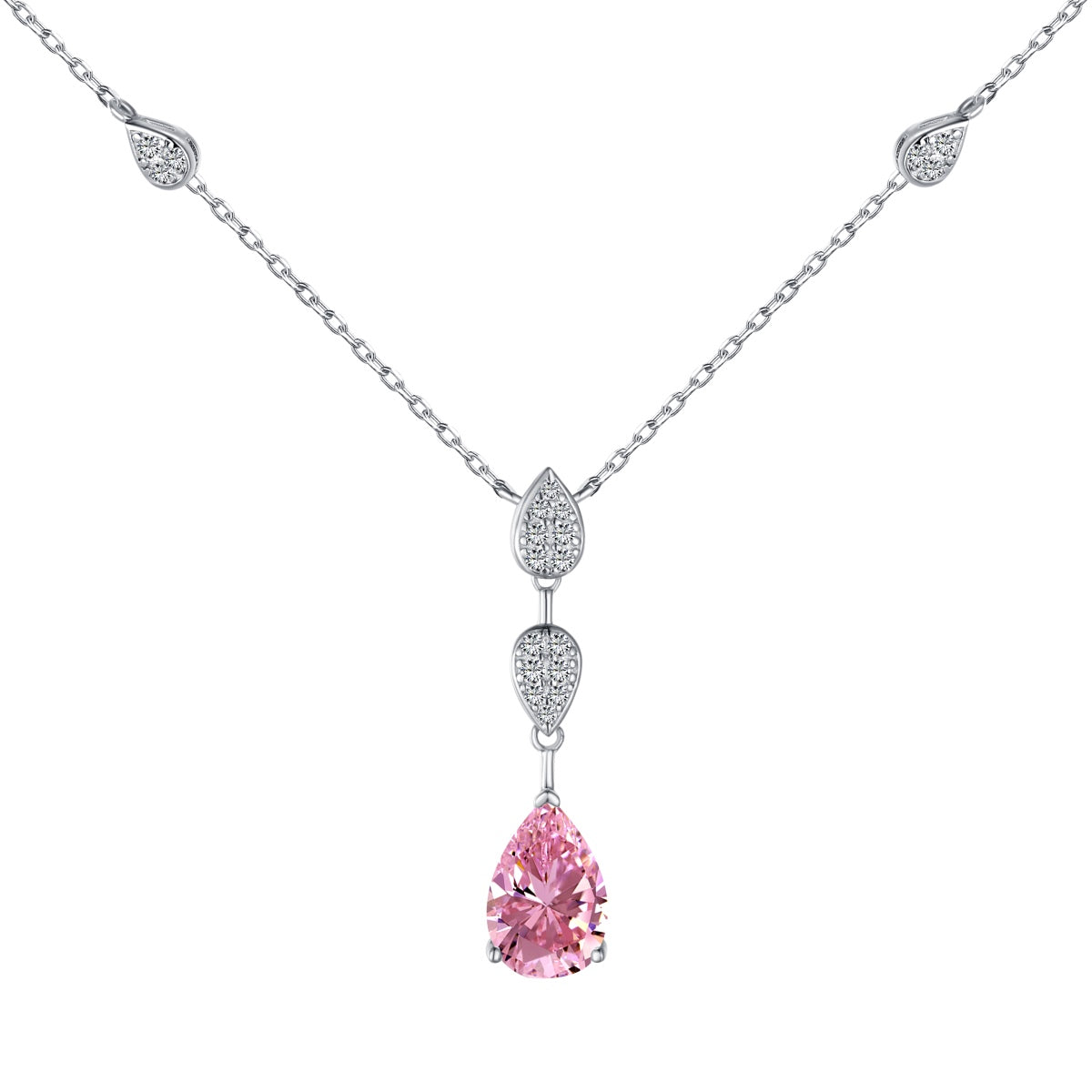 [Goodv]Dazzling Pear Cut Necklace