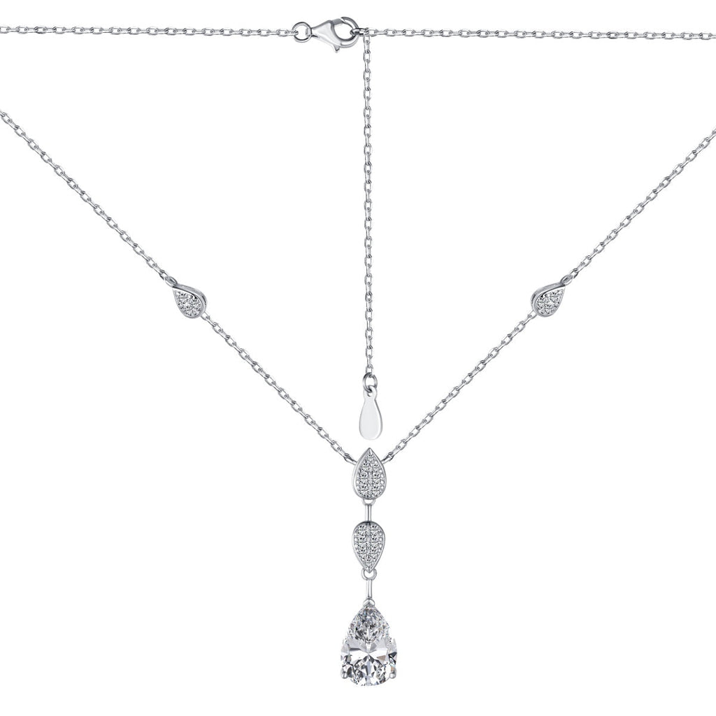 [Goodv]Dazzling Pear Cut Necklace