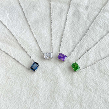 [Goodv]Luxurious Square Shape Colorful Necalack