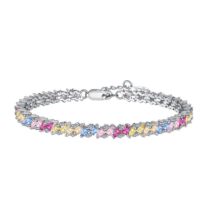 [Goodv]Ornate Sparkling Multi Cut Party Bracelet