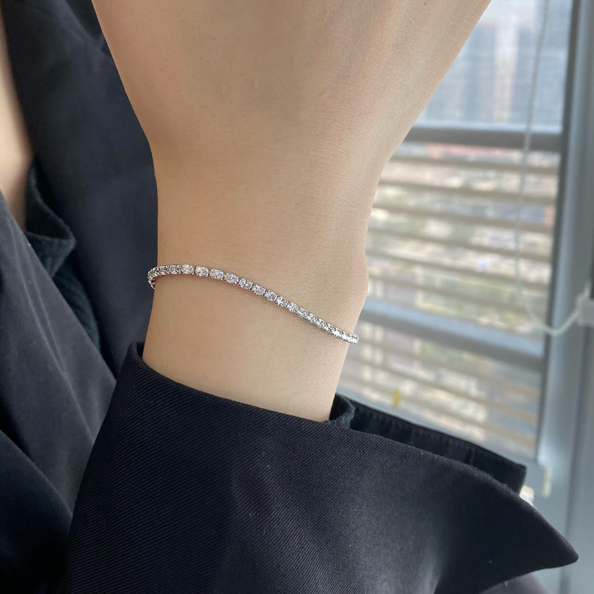 [Goodv]Elegant Emerald Cut Daily Bracelet