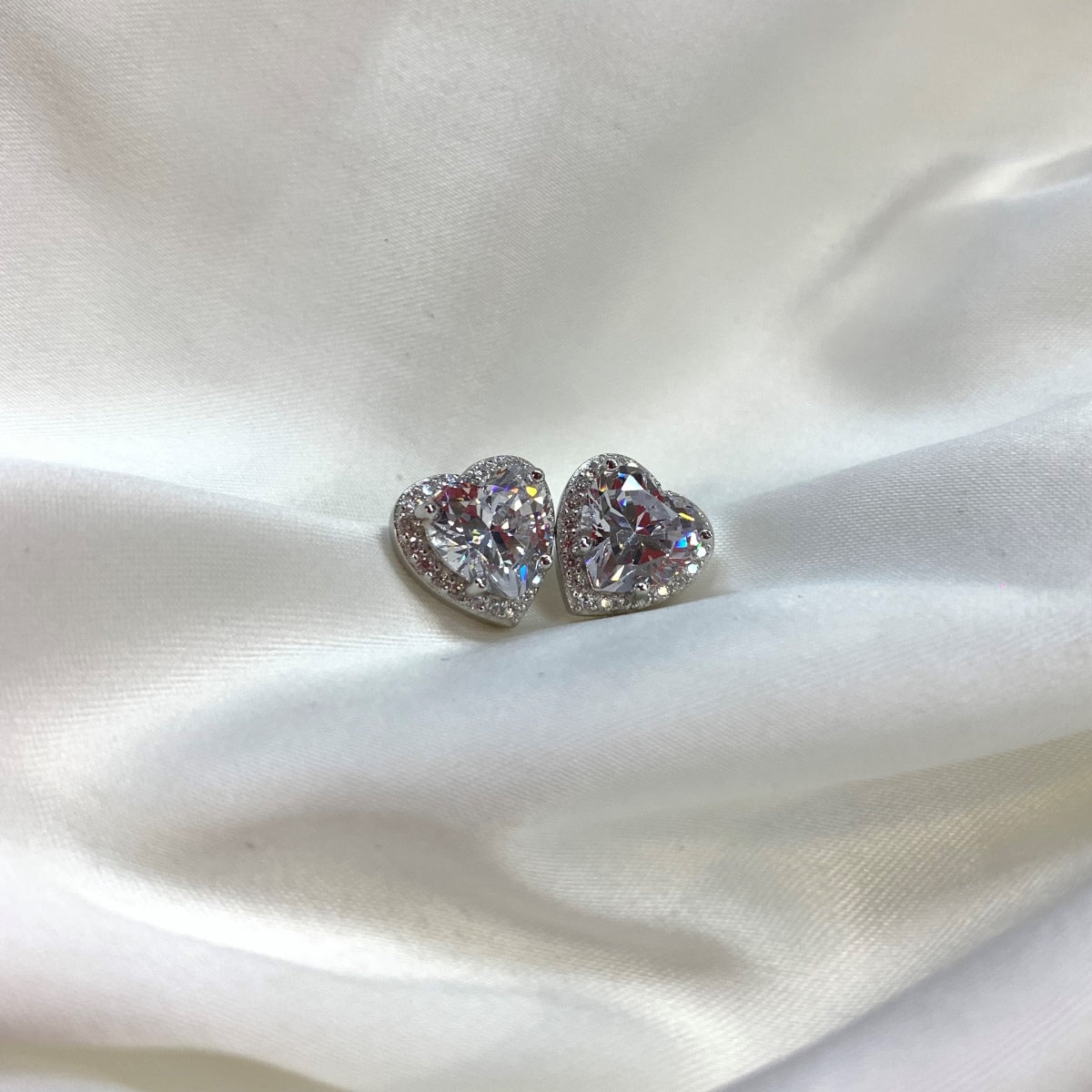 [Goodv]Sparkling Heart Shape Lover Earrings