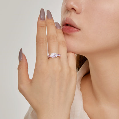 [Goodv] Bague de fête exquise et colorée à coupe radieuse