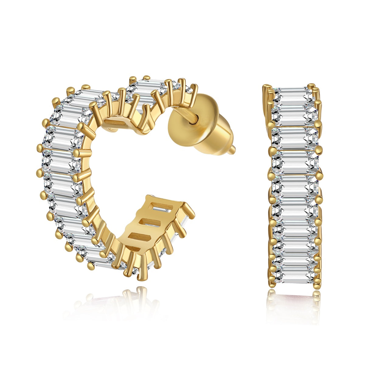 [Goodv]Radiant Heart Cutout Earrings
