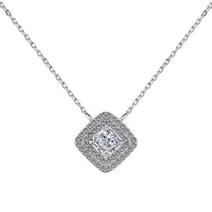 [Goodv]Sparkling Asscher Cut Necklace