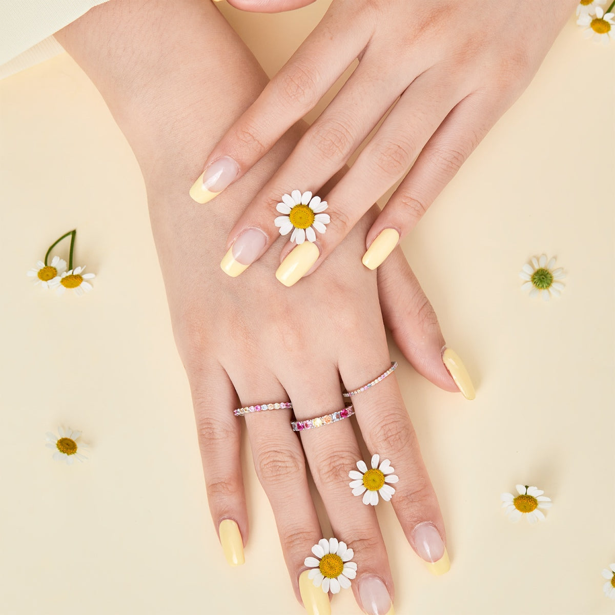 [Goodv]Elegant Vivid Round Cut Daily Ring