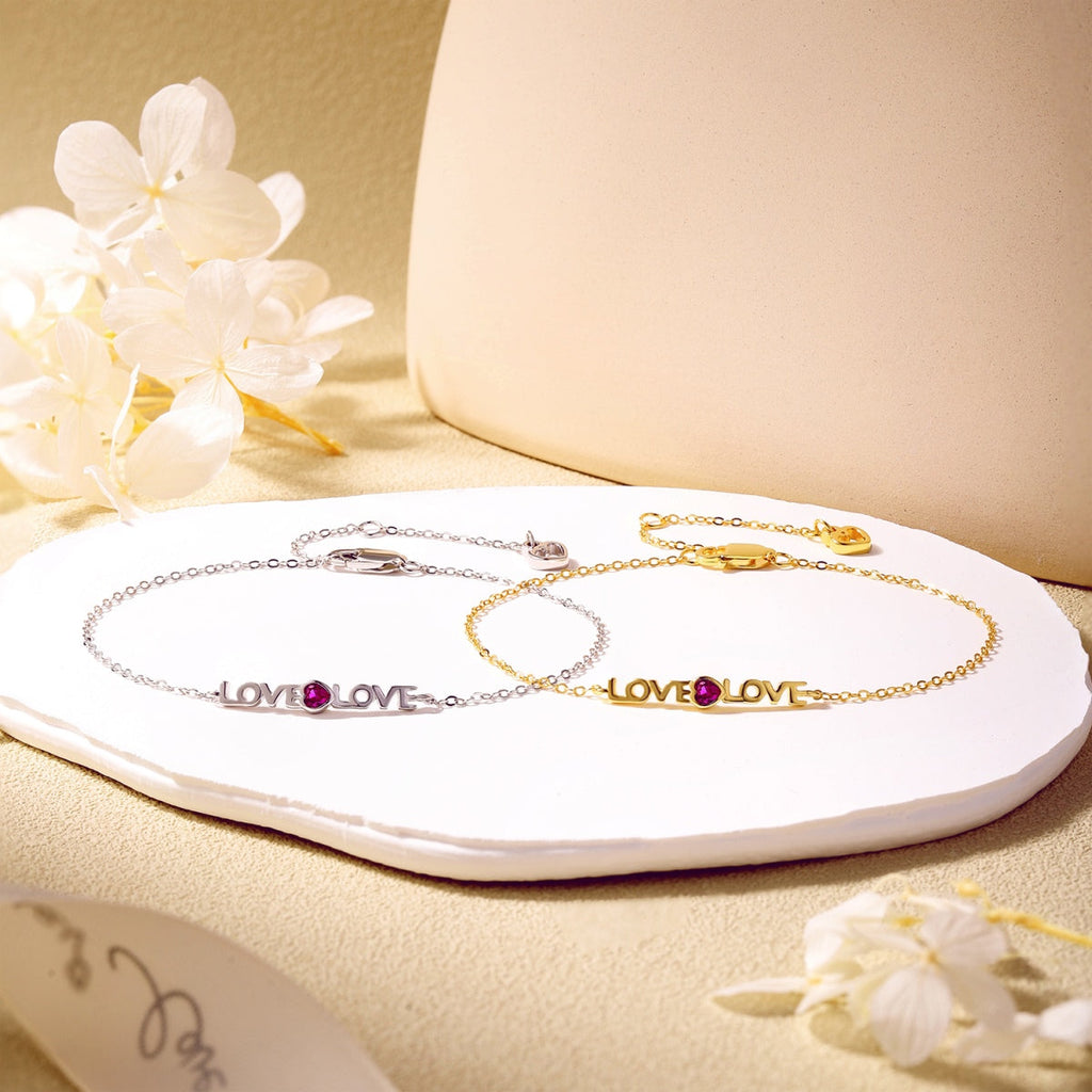 [Goodv] Bracelet d'amoureux romantique en forme de cœur