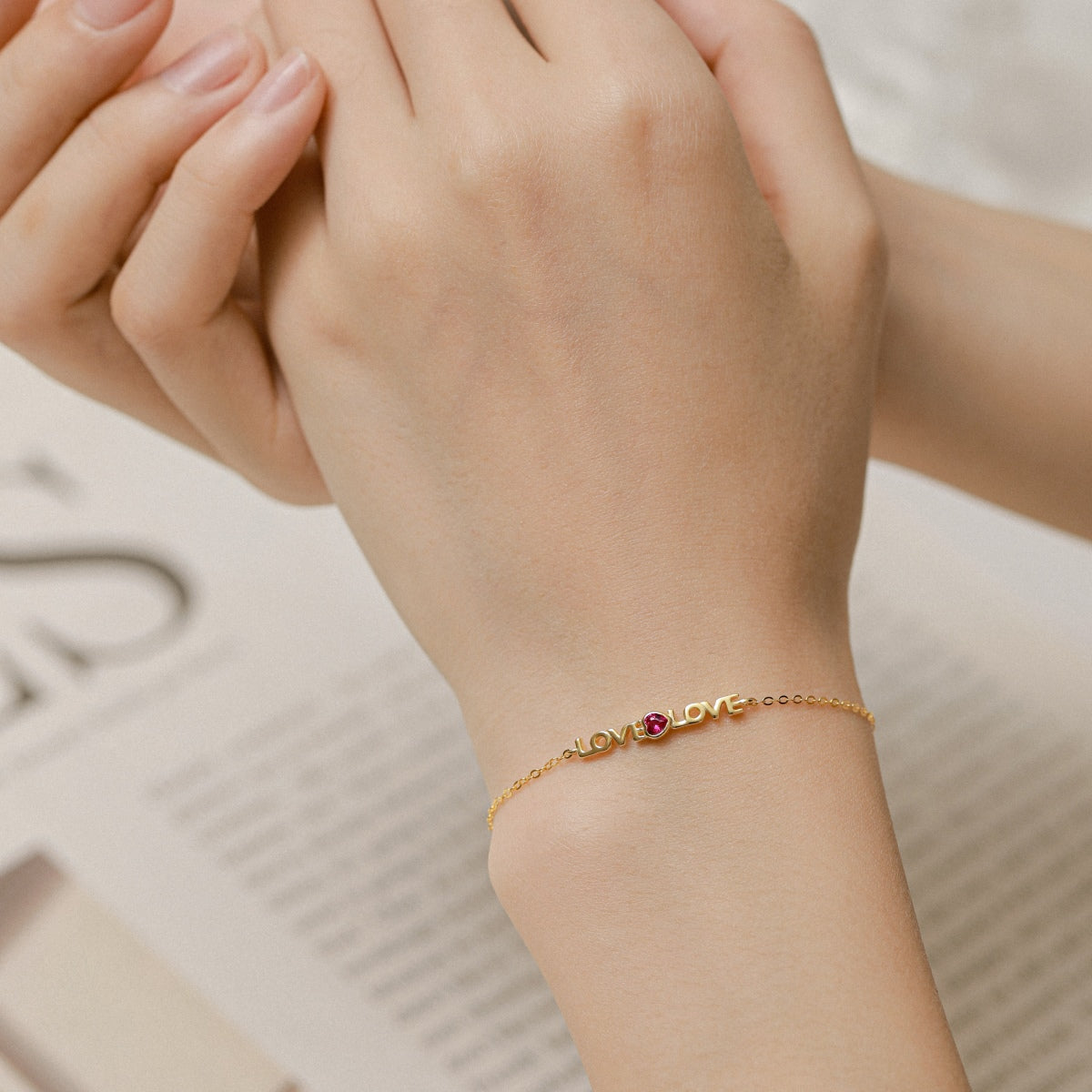 [Goodv] Bracelet d'amoureux romantique en forme de cœur