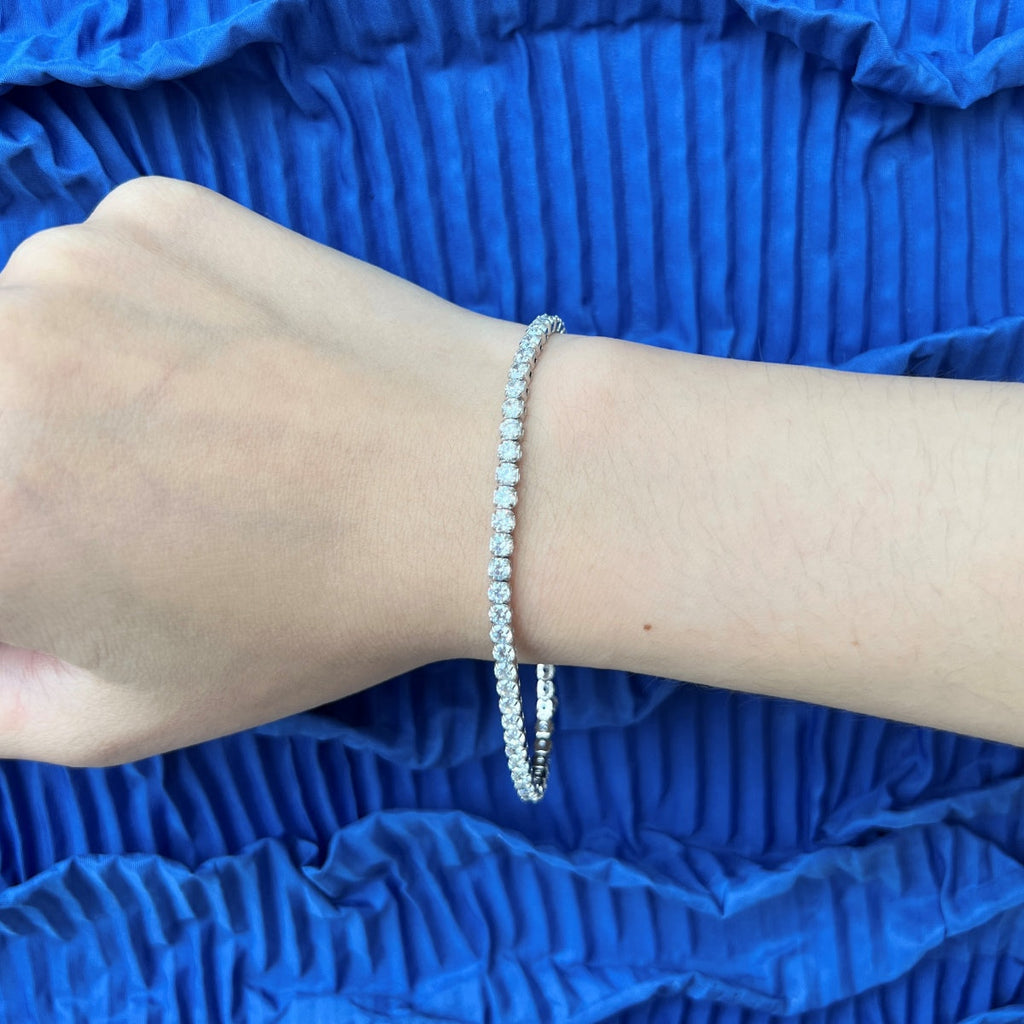 [Goodv] Bracelet quotidien scintillant à coupe ronde