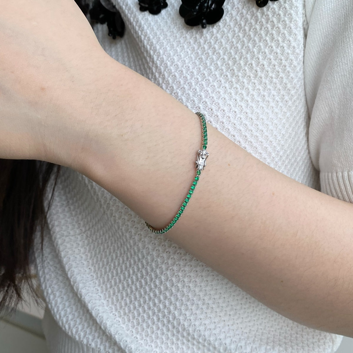 [Goodv] Bracelet quotidien éblouissant à coupe ronde colorée