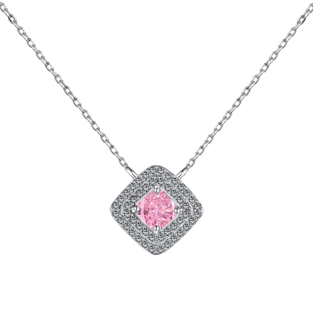 [Goodv]Sparkling Asscher Cut Necklace