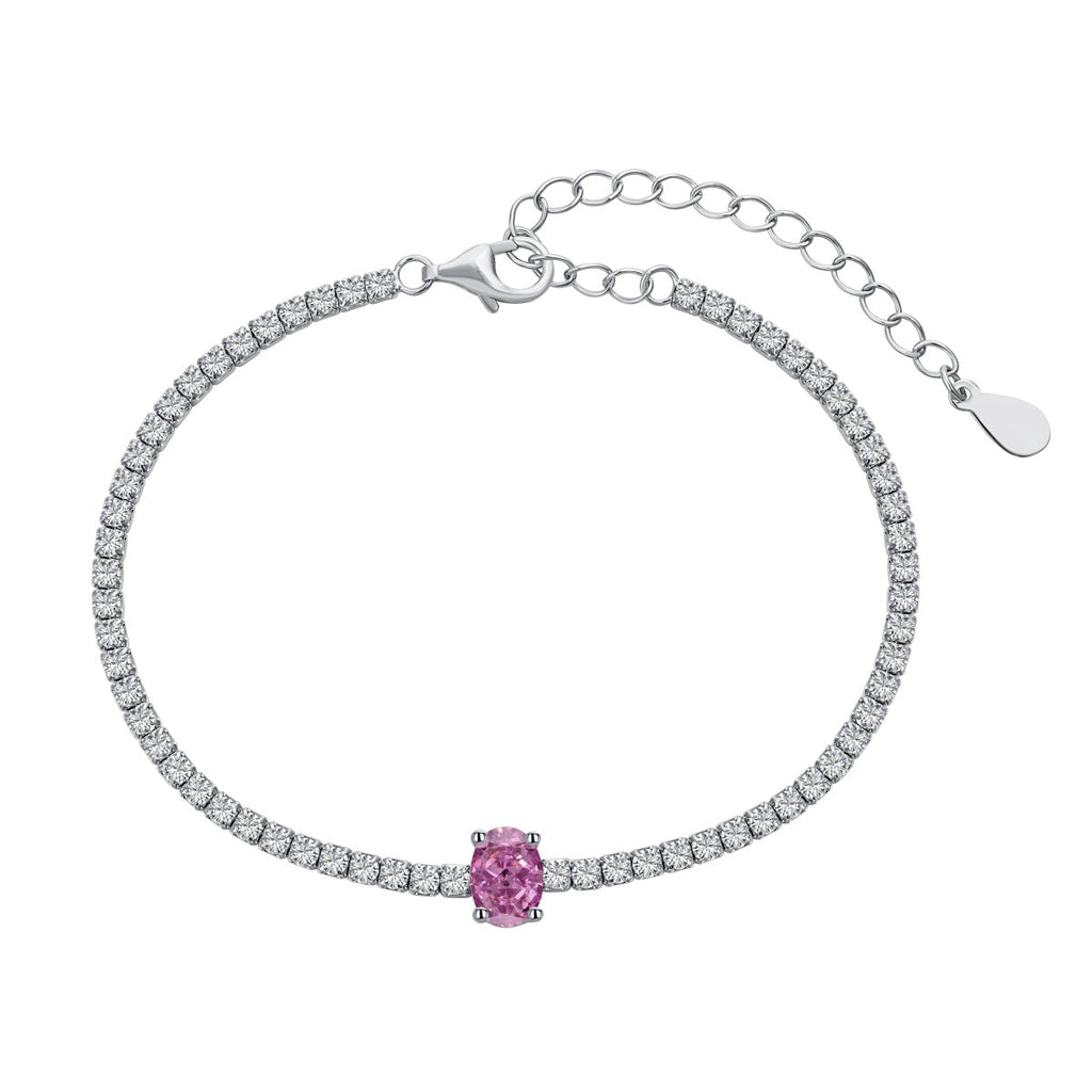 [Goodv]0.75カラットの絶妙なオーバルカットデイリーブレスレット