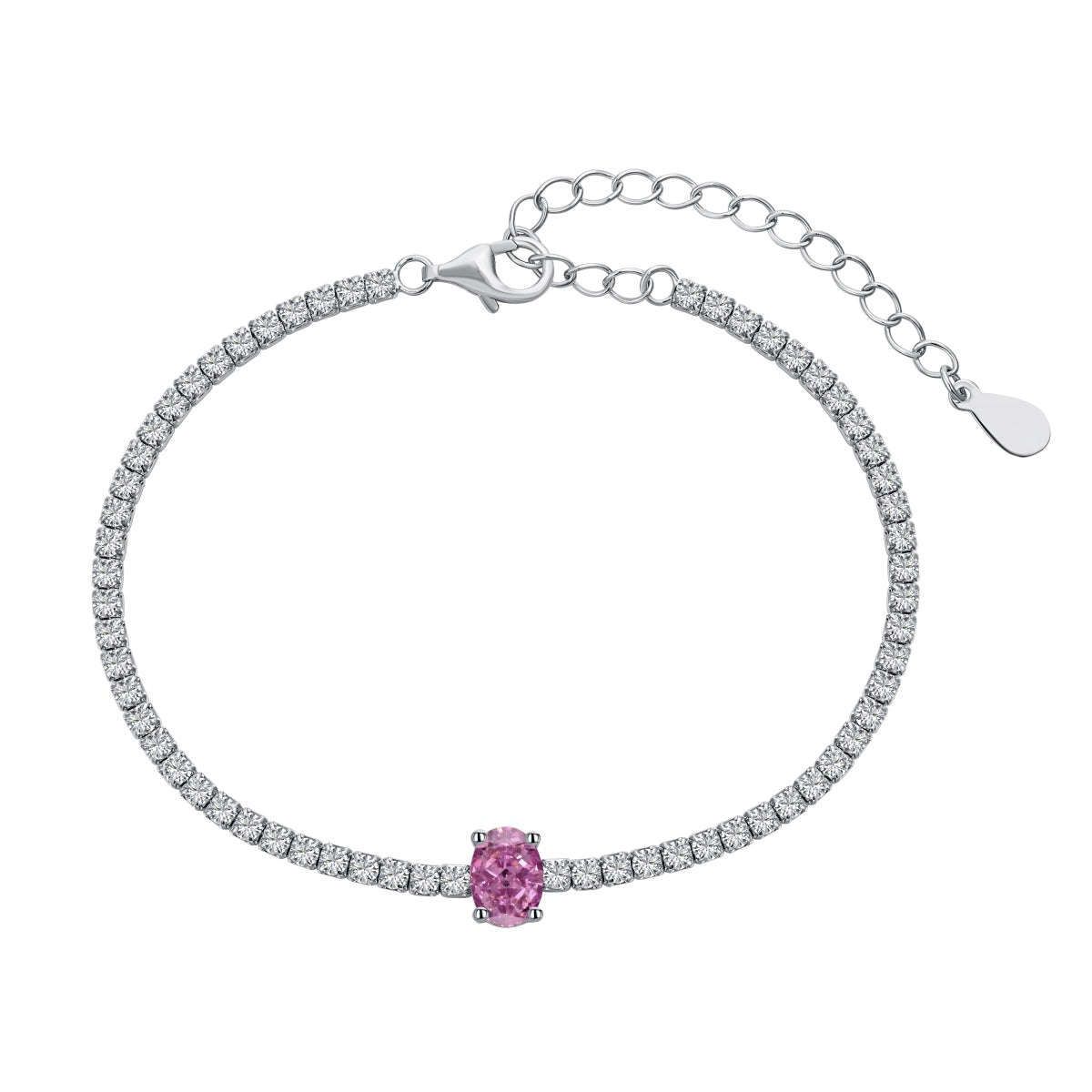 [Goodv] Bracelet quotidien exquis à taille ovale de 0,75 carat