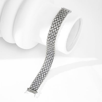 [Goodv] Bracelet de fête élégant et orné de coupe ronde