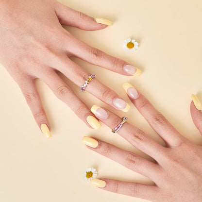 [Goodv]Dazzling Polychromatic Multi cut Daily Ring