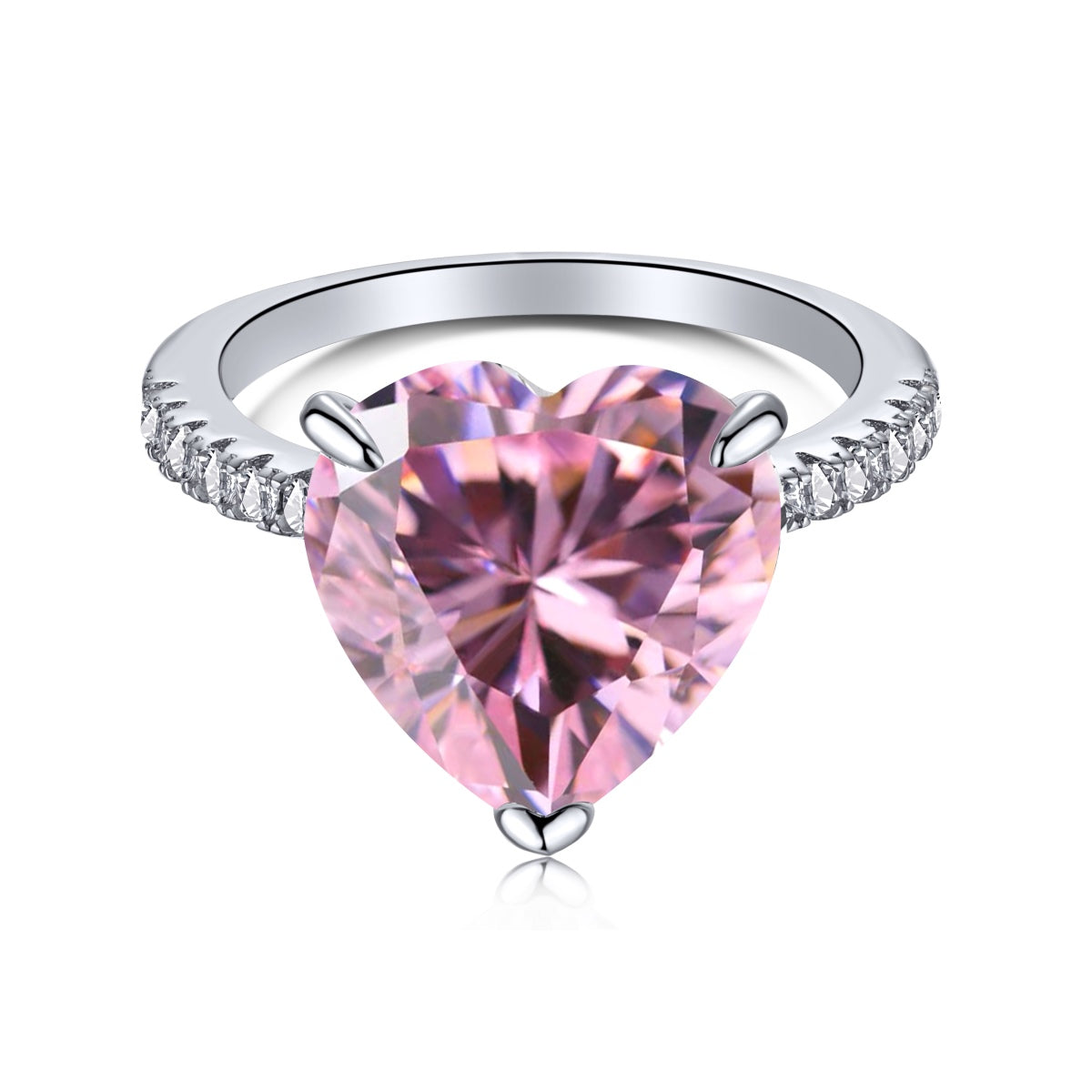 [Goodv] Bague d'amoureux romantique luxueuse et scintillante de 6,0 carats