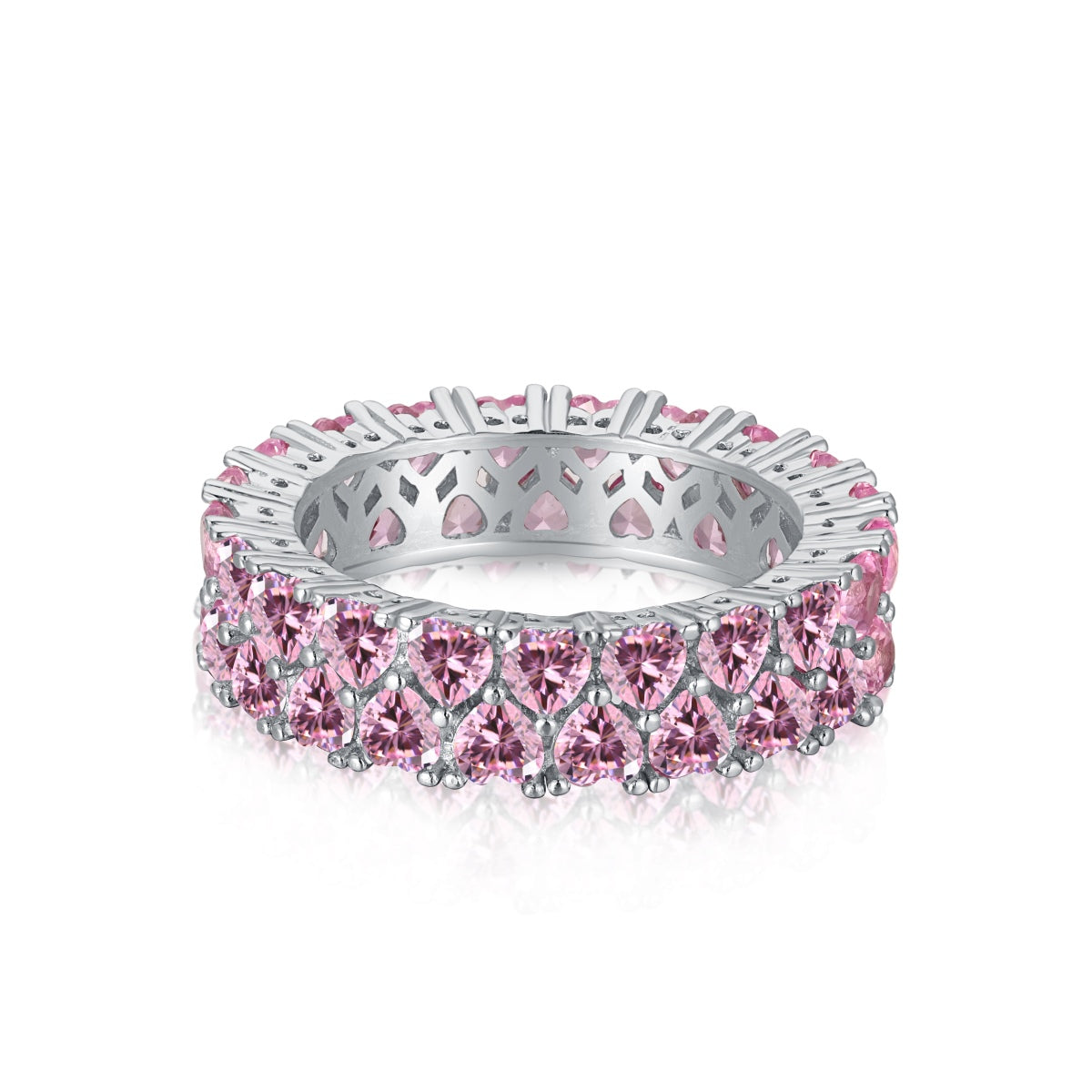 [Goodv]Sparkling Full Heart Ring