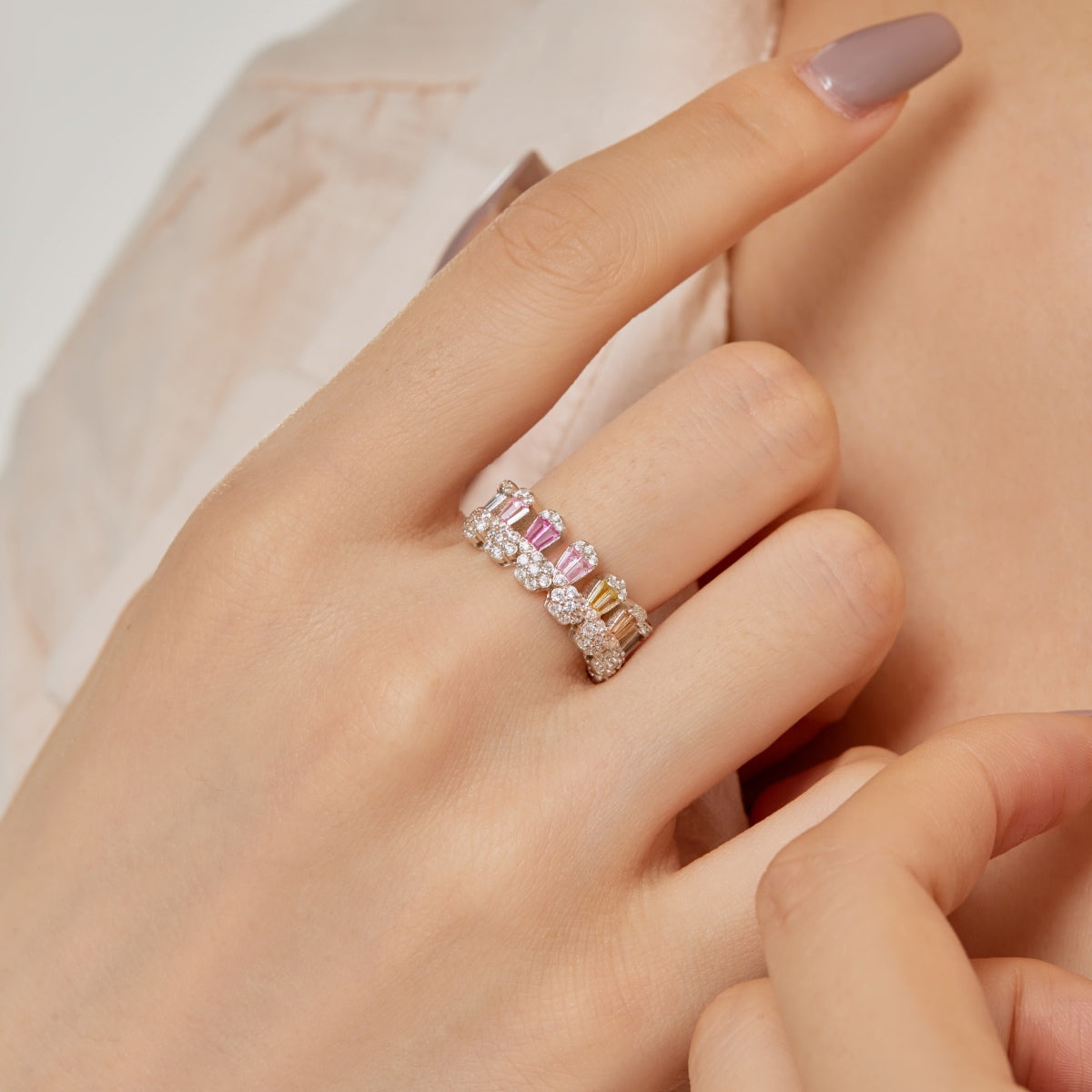 [Goodv] Superbe bague quotidienne à coupe radieuse