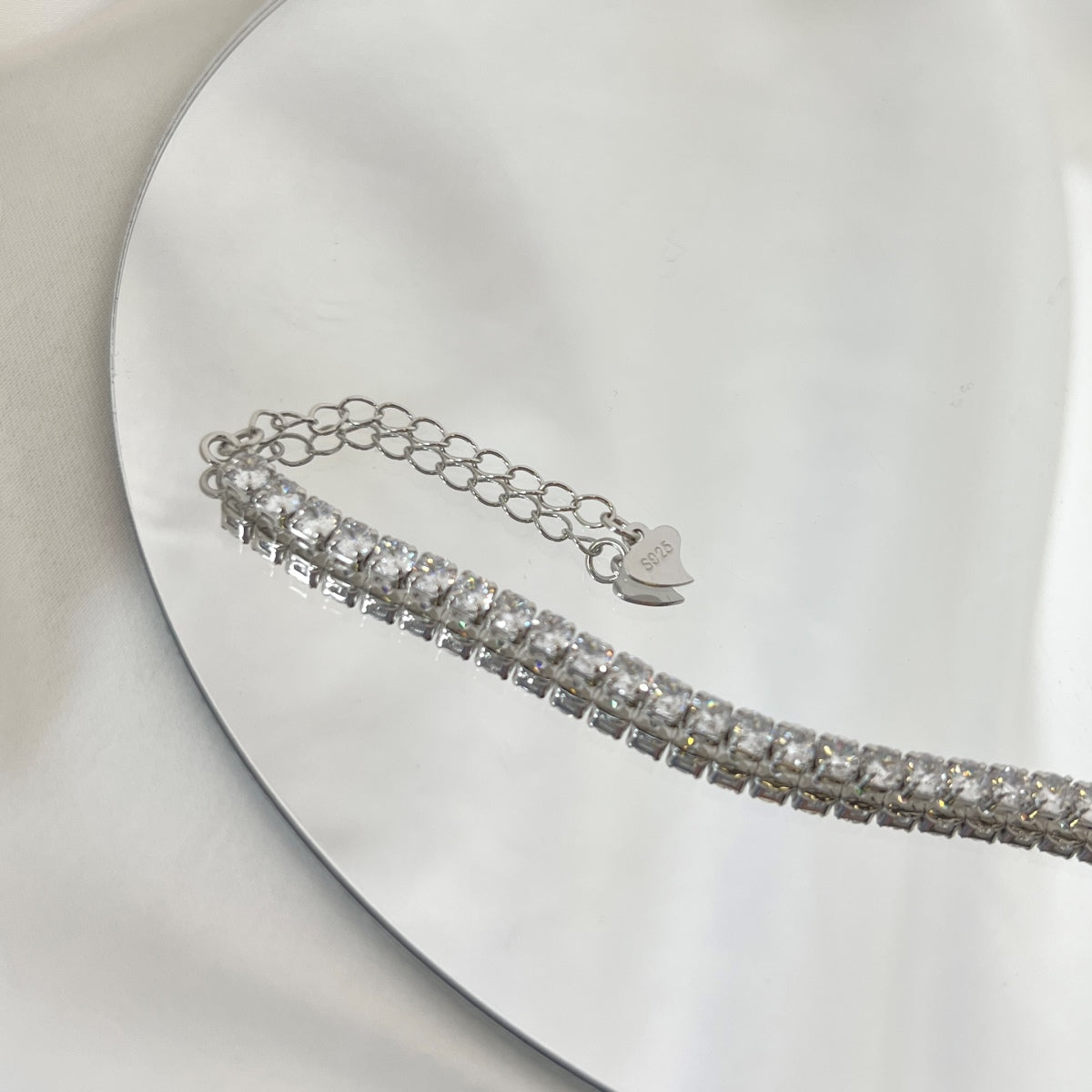 [Goodv] Bracelet quotidien scintillant à coupe ronde