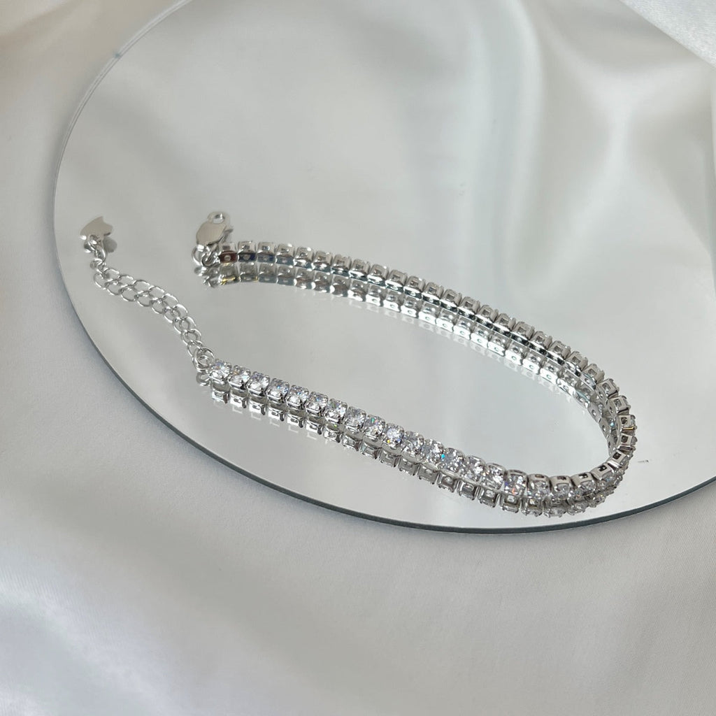 [Goodv] Bracelet quotidien scintillant à coupe ronde