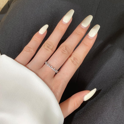 [Goodv]エレガントで輝くラウンドシェイプパーティーリング