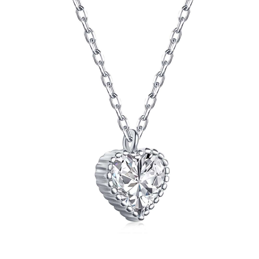 [Goodv]Ornate Heart Shape Necklace