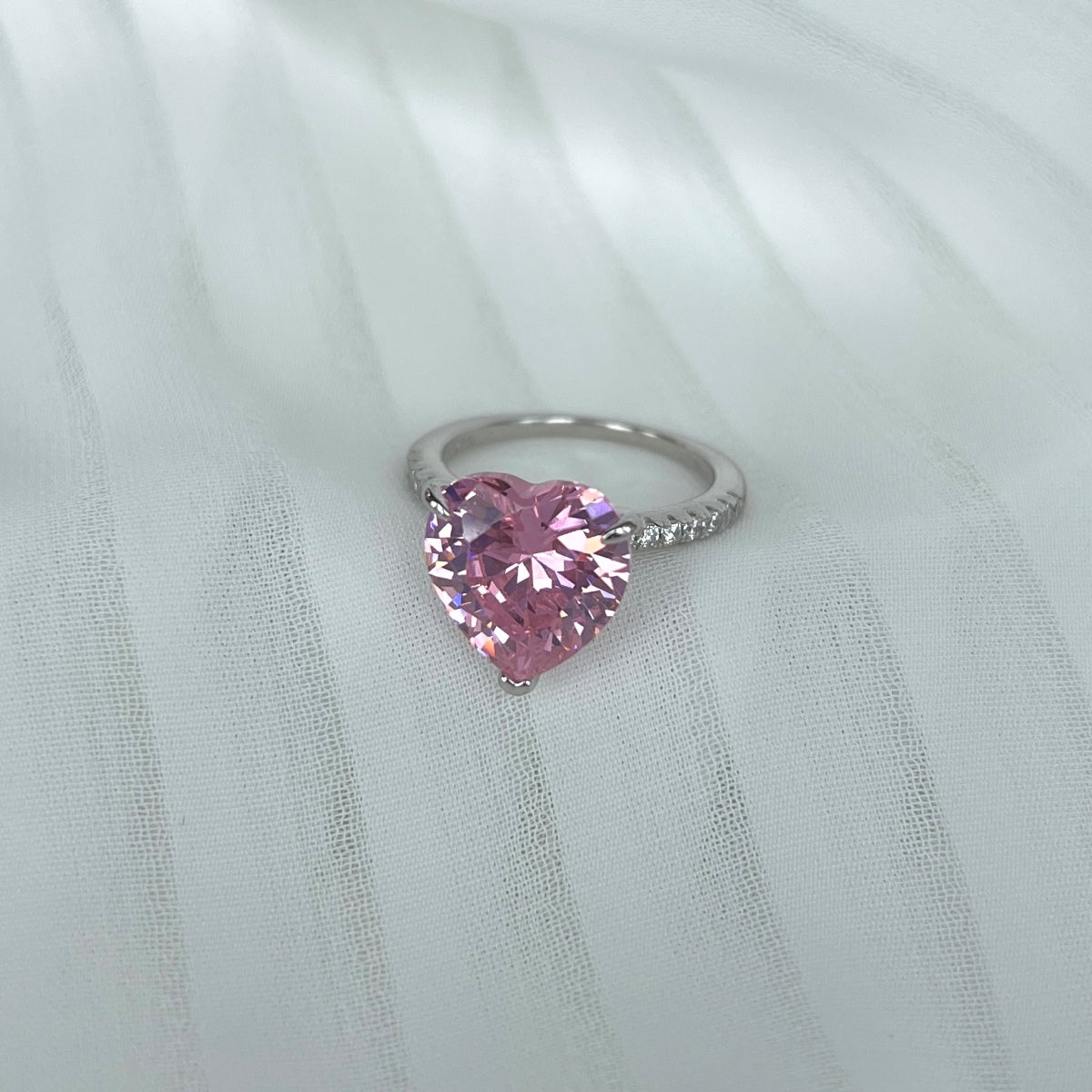 [Goodv] Bague d'amoureux romantique luxueuse et scintillante de 6,0 carats