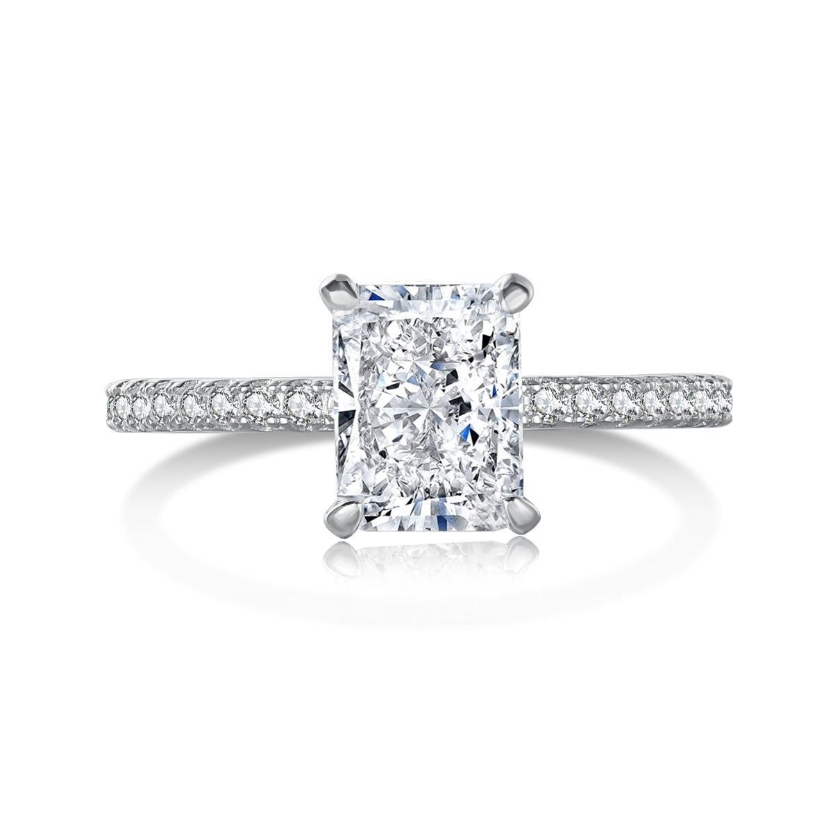 [Goodv] Bague de fête scintillante et éblouissante de 2,0 carats
