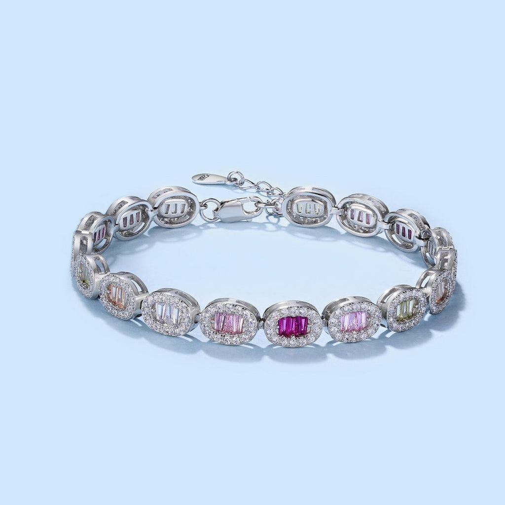 [Goodv] Bracelet quotidien exquis et orné d'émeraude taillée